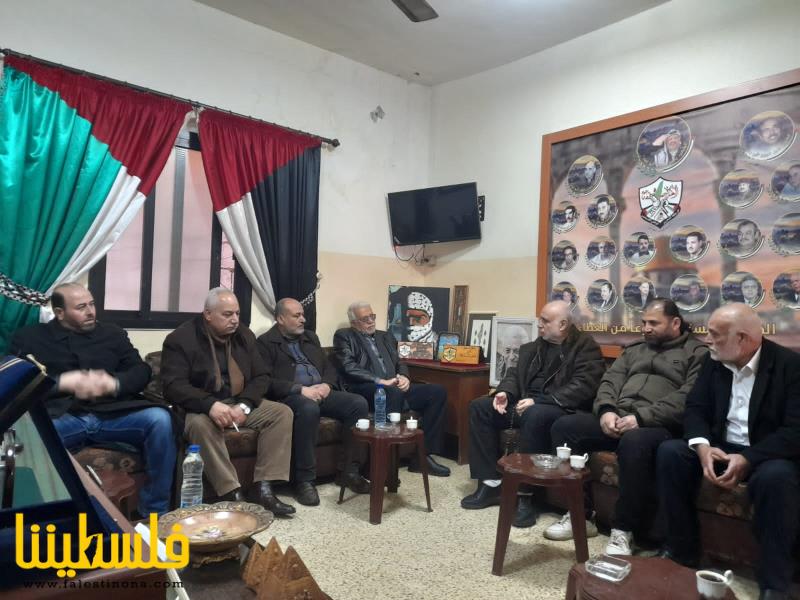 قيادة حركة "فتح" في منطقة صيدا تستقبل وفدًا من جبهة التحرير ال...