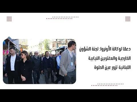 دعمًا لوكالة الأونروا: لجنة الشؤون الخارجية والمغتربين النيابي...