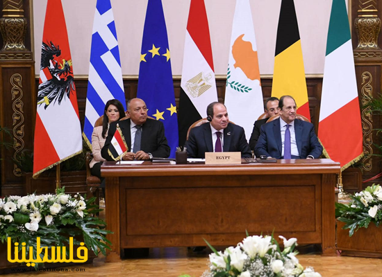 "القمة المصرية الأوروبية" تؤكد ضرورة الوقف الفوري لإطلاق النار...