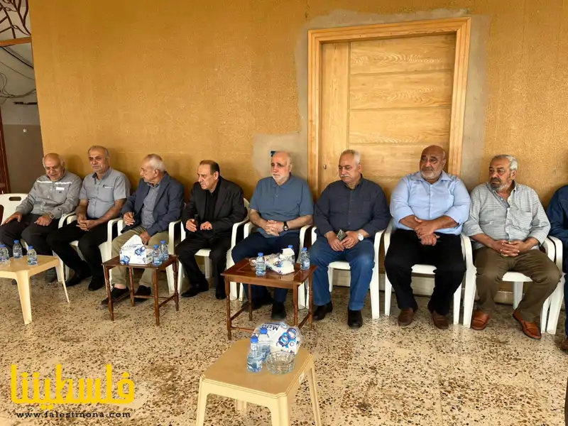 حركة "فتح" في منطقة صيدا تقدم واجب العزاء برحيل القائد عاطف عون