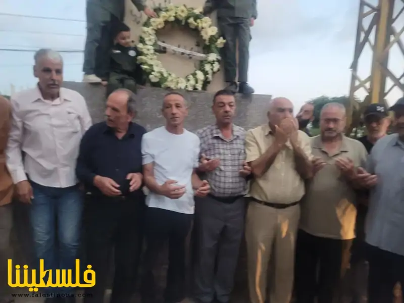 مسيرة وضع إكليل على ضريح الجندي المجهول صبيحة عيد الأضحى في مخيم نهر البارد