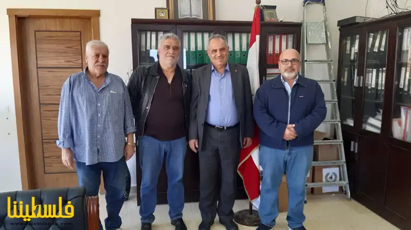 وفدٌ من حركة "فتح" - شعبة إقليم الخروب يزور رئيس بلدية سبلين