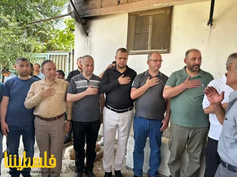 السفير دبور ووفد من حركة "فتح" يشاركون في تشييع الحاجة سوسن إس...