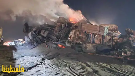 اشتعال مركبتين وتفحم 15 شخصاً كانوا بداخلهما في اليمن