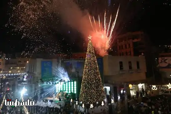 إضاءة شجرة الميلاد في بيت ساحور